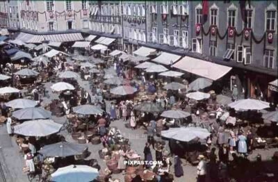 Universitätsplatz / Grünmarkt in Salzburg, Austria