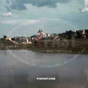 Uspenski cathedral, Smolensk 1941, Church, town, and lake, 10th Motorised infantry division repair werkstatt Bryansk 1941