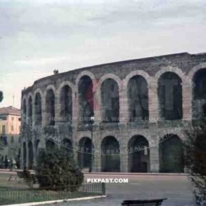 Verona Arena at the Piazza Brà, Italy 1942
