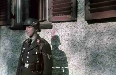 Vienna Austria 1940 Luftwaffe Flak officer helmet portrait awards medals ammunition belt