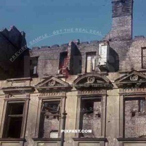 Vienna Wien Austria 1945 Destroyed Bombed city apartment house