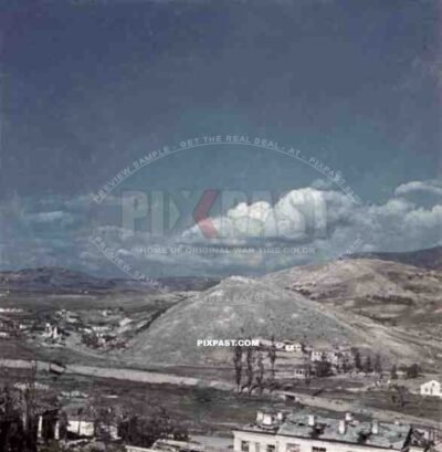 View from the stone quarry in Sevastopol, Crimea 1941