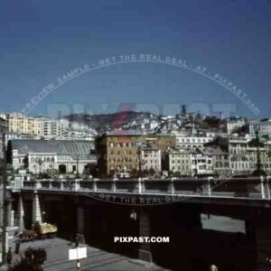 View over Genoa, Italy 1939
