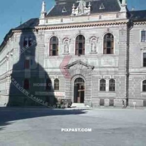 War Crimes Trial - Willys MB Jeep - regional court in Salzburg, Austria ~1946