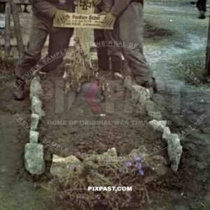 War Grave, Panzer Gefr. Gustav Huber, geb. 20.1.1920, Munchen, gefallen 19.8.1942, Don, Tschir, 22. Panzer Division