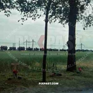 War graves to german panzer soldiers near Angerville France 1940.