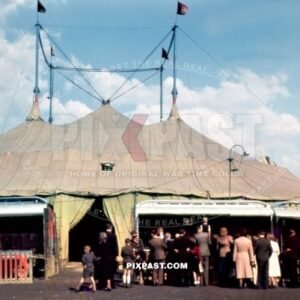 War time German Circus in Paderborn Germany 1942