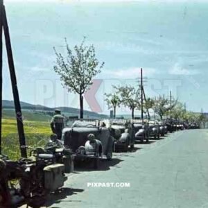 Wehrmacht motorised unit, France 1940