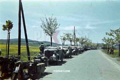 Wehrmacht motorised unit, France 1940