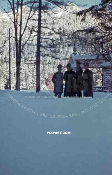 Wehrmacht officers in Zakopane, Poland 1940