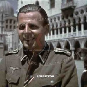 Wehrmacht soldier in Venice, Italy 1943