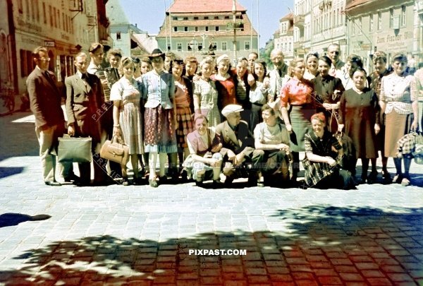 Young ladies Wander Tag club visiting Dresden Saxony Germany 1939
