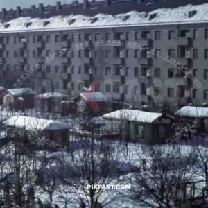 apartment block in Leipzig-Thonberg, Germany 1941