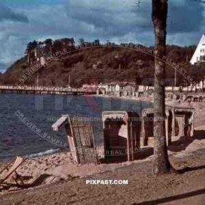 beach at the Kurhaus in Glücksburg, Germany 1941