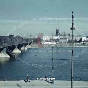 bridge over the river Vistula in Warsaw, Poland