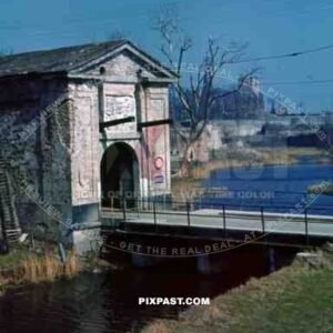 bridgehouse at the Rue Maurice Cornette in Bergues, France 1941