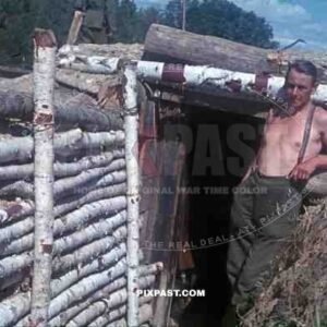 bunker at the base between Bryansk (Russia) and Konotop (Ukraine) 1944, Sicherungsbataillon 738