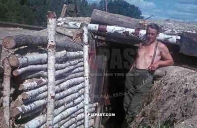 bunker at the base between Bryansk (Russia) and Konotop (Ukraine) 1944, Sicherungsbataillon 738