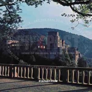castle ruins in Heidelberg, Germany