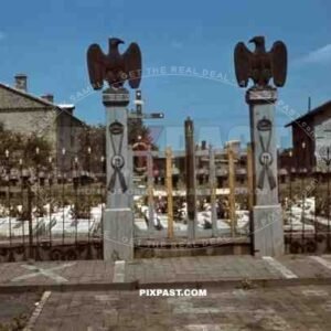 cemetery of the 79th Infantry Regiment "Roma", Wuhlehirsk, Ukraine 1942