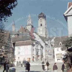church and castle in Sigmaringen, Germany ~1939