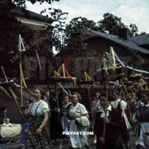 festival procession in Minden, Germany 1939