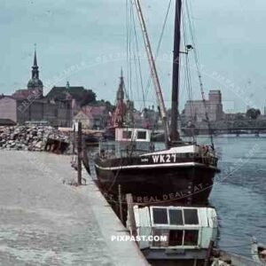 harbour of Kappeln an der Schlei, Germany 1940