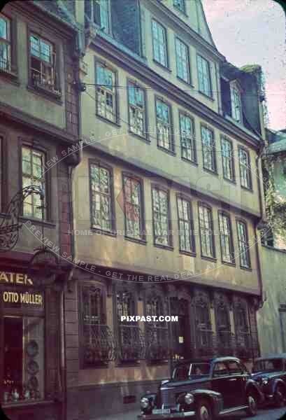 house of Goethe´s parents in Frankfurt am Main, Germany 1939