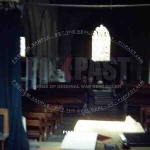 inside St. Mary´s church in Cleobury, England ~1944