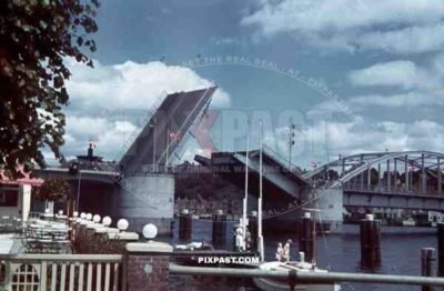 lift bridge in Sønderborg, Denmark 1940