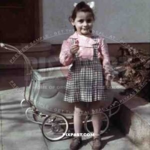 little girl with her doll