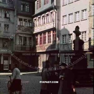 marketplace in Frankfurt am Main, Germany 1939