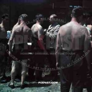 medical inspection of german Afrika Korp soldiers, North Africa 1942