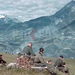 off duty at the Zammer Alm in Landeck, Austria 1941, Pontlatz Kaserne