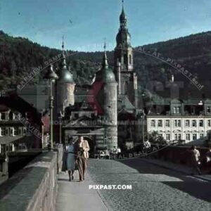 old bridge in Heidelberg, Germany