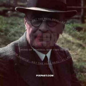 old man with hat in Freiburg, Germany 1939