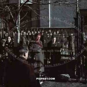 parade of Romanian soldiers, Romania 1942