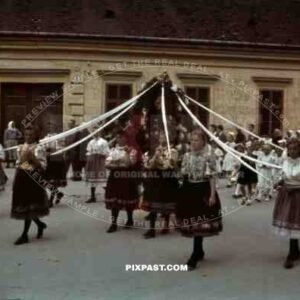 religious parade in Stefanikova, Slovakia ~1942