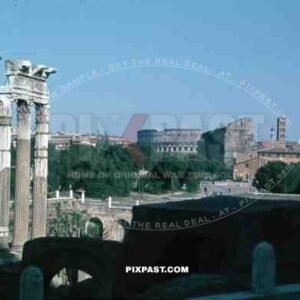 ruins of the Forum Romanum in Rome, Italy