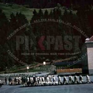 soldiers at the mountain trooper barracks in Landeck, Austria 1941, Pontlatz Kaserne