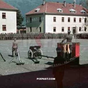 swearing-in ceremony in Landeck, Austria 1941, Pontlatz Kaserne