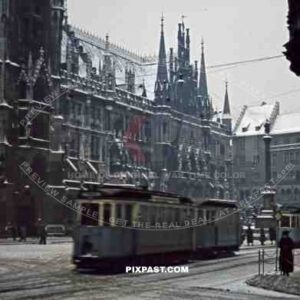 town hall at the Marienplatz in Munich, Germany 1939