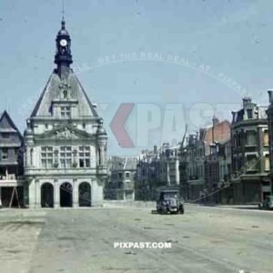 town hall in Peronne, France 1940