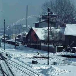 train yard in Leipzig, Germany 1941