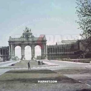 triumphal arch at the Jubelpark in Brussels, Belgium 1940