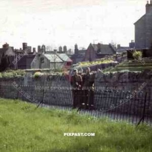 two GIs in Cleobury, England ~1944