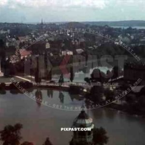 view over Kiel, Germany 1939