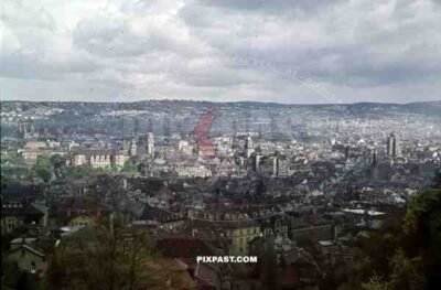 view over Stuttgart, Germany ~1939