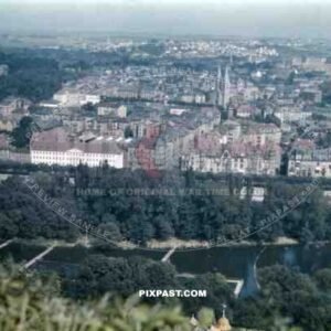 view over Würzburg, Germany ~1941