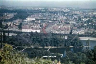 view over Würzburg, Germany ~1941